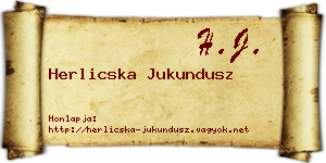 Herlicska Jukundusz névjegykártya